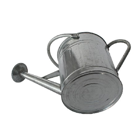 Round Nature Galvanized Steel Watering Can