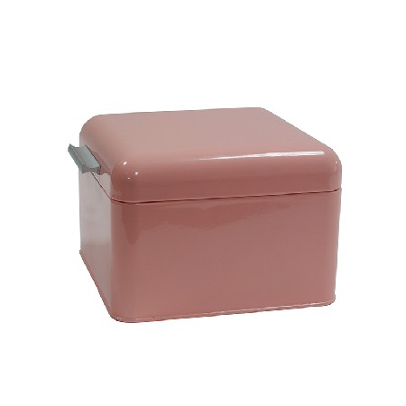 Pink Housewares Metal First Aid Medicine Storage Box