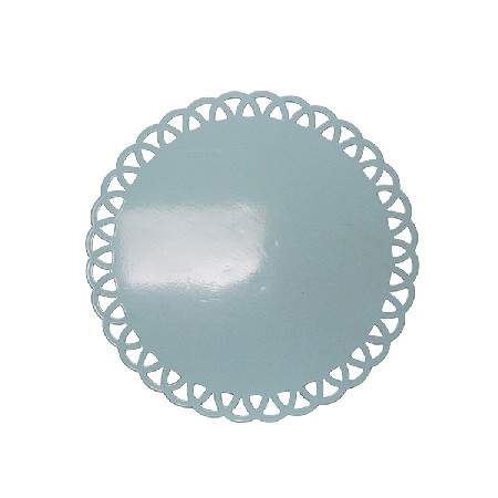 Blue Antique Round Metal wholesale Round Dessert Stand