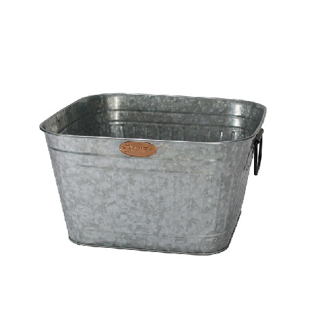 Home Large Metal Galvanized Party Beverage Tub