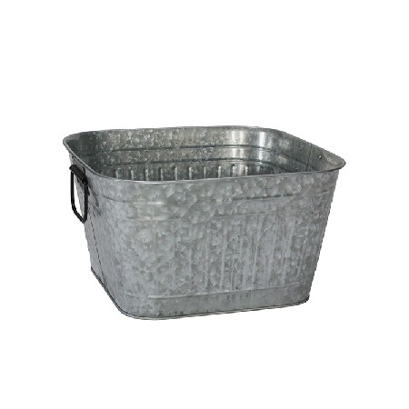 Home Large Metal Galvanized Party Beverage Tub